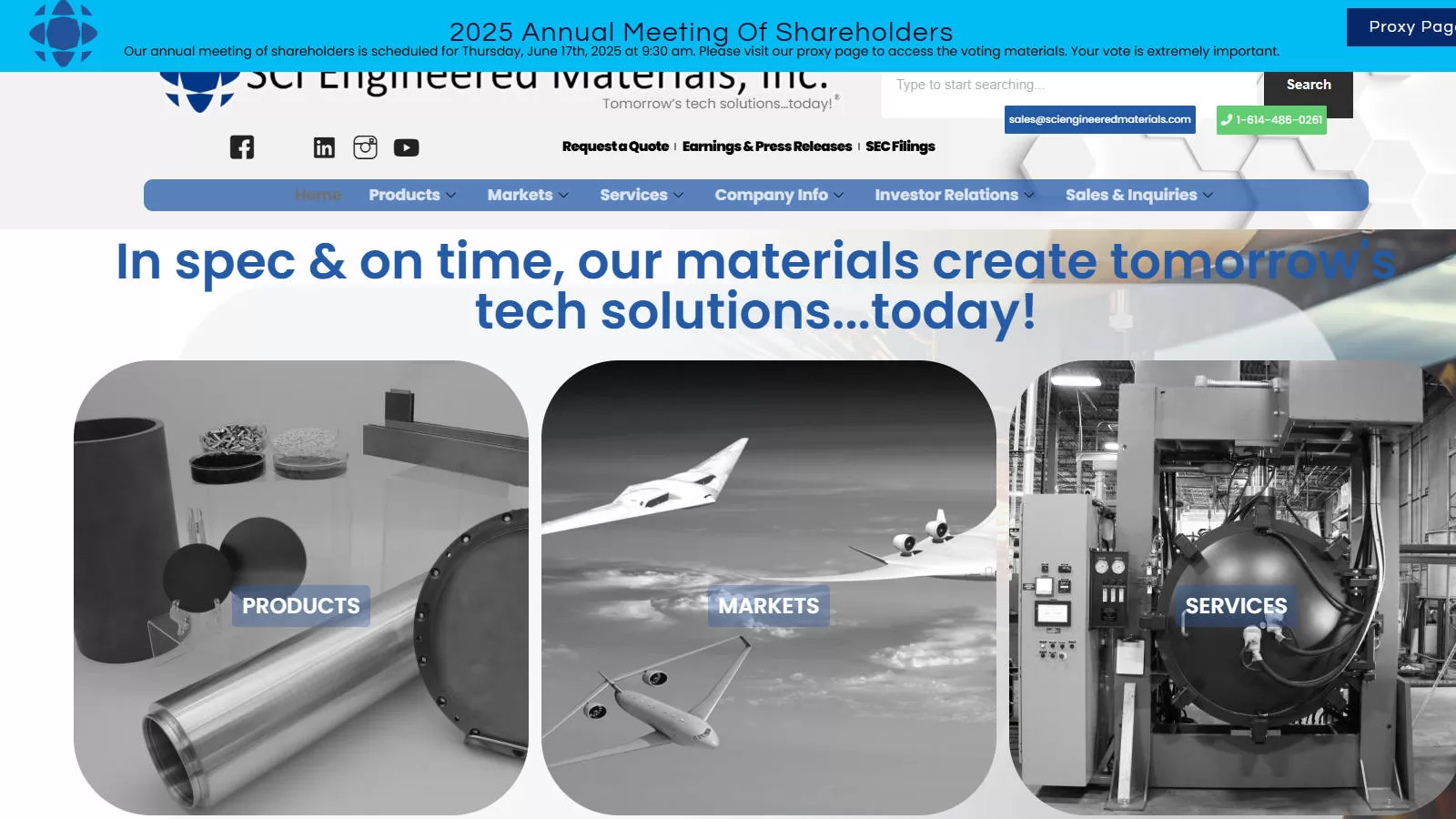 SCI Engineered Materials
